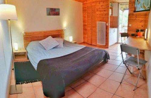 Studio 22 m2, terrasse vue lac, dans propriété face au Lac du Salagou - Foto 3