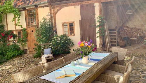 himmlischer Hof - Juwel von 1477 mit P, romantischer Innenhof, Kamin, Öko, Denkmal - Foto 2