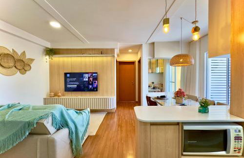 Apto em Condominio Frente Mar com Piscinas Spa Sala de Jogos Quadra de Futebol e Espaco Kids Ideal para Familias - Photo 60