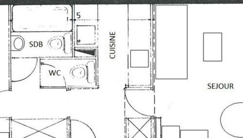 Appartement rénové 2 pièces au pied des pistes, balcon sud, pour 4 personnes - FR-1-455-139 - Foto 3