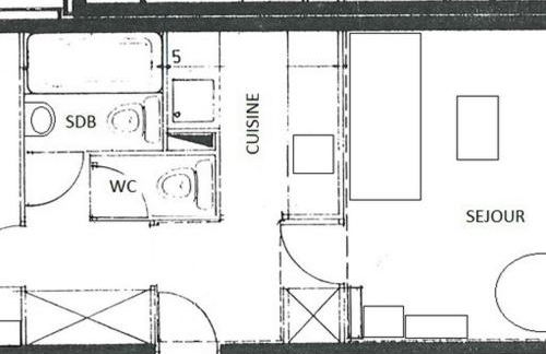 Appartement rénové 2 pièces au pied des pistes, balcon sud, pour 4 personnes - FR-1-455-139 - Foto 3
