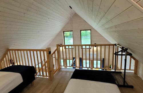 Domki nad stawem w Harszu - Foto 48