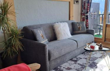 STUDIO 2 ALPES STYLE CHALET au PIED DE TELESIEGE DU DIABLE - Foto 22