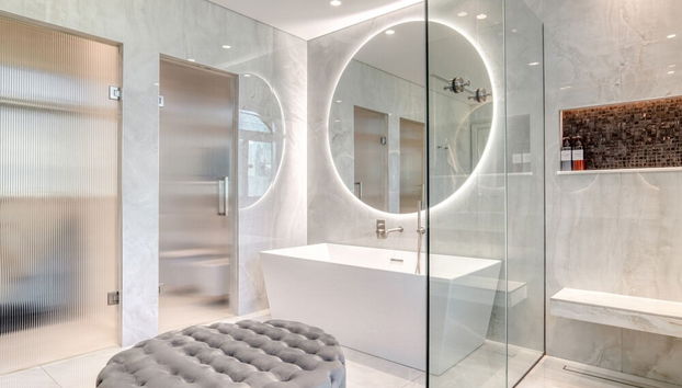 Modern 3BR Palm Penthouse w Private Plunge Pool - Foto 5, Habitación