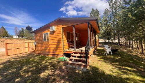 Rustic 1 bd 1 ba Cabin at New Waitts Lake Resort - Foto 4, Garden, Garden view