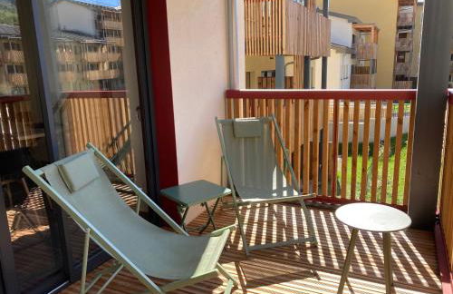 Le 206 Appartement Moderne et Cosy-Terrasse -Centre-Parking-Wifi - Foto 4