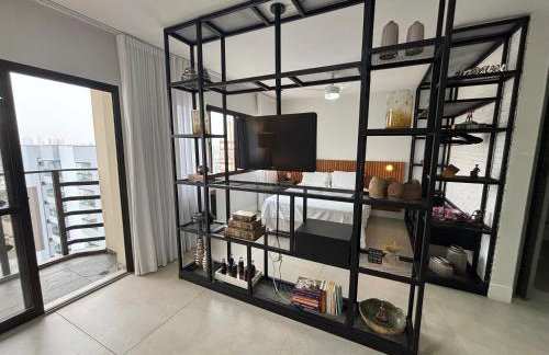 ENB1129 Flat Super Moderno com AC no Centro de SBC - Foto 22