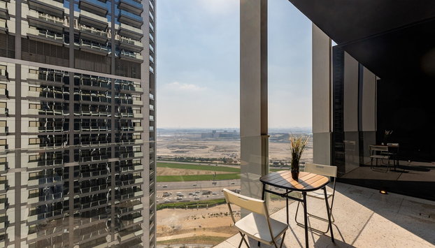 Business Bay Trendy Studio w Pool and Gym - Foto 4, Habitación