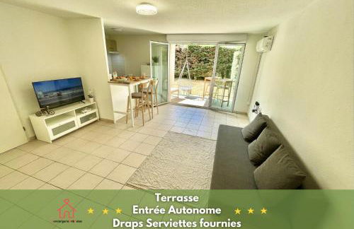 " Mas St Simon " Entrée autonome - 4 pers - Wifi - Foto 1