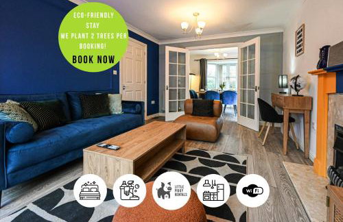 4 Bedroom Family House with 5 Beds, Parking and Fast WiFi - Foto 1