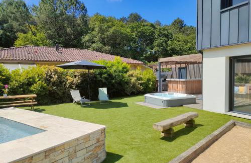 La VILLA OCEAN AVEC SPA et PISCINE - Les GITES DE CAMPARAN - Foto 23