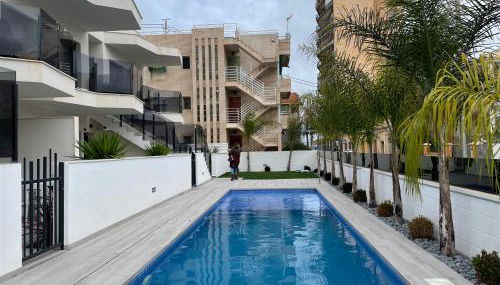 Frontsea Beach bungalow with swiming pool and long terrace - Foto 4