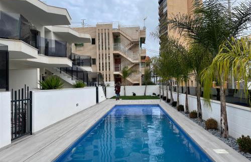 Frontsea Beach bungalow with swiming pool and long terrace - Foto 4