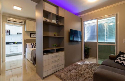 Pôr do sol 18º andar vista da cidade CENTRAL, Garagem NOVO - Foto 17