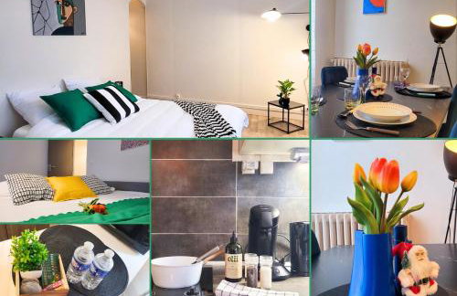 Urban Home - Colorful Design - Évreux City Center - Foto 3