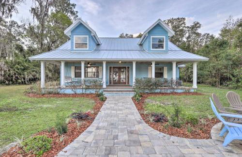 20 Mi to UF Campus Santa Fe Lake Escape with Dock! - Foto 37