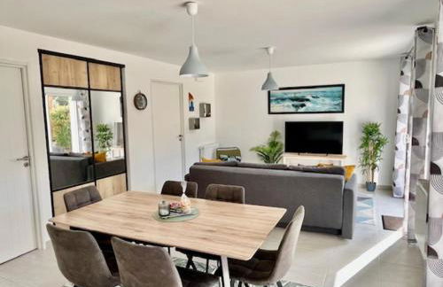 Le Belaven, Neuf, Cosy, Terrasse, jardin, Kerfany Plage, 1 à 6 pers - Foto 9