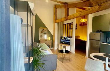 Logement neuf tout équipé, climatisé avec terrasse, barbecue, proche du bourg et des plages océanes, WIFI, linge et ménage compris - Foto 2