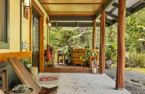 Volcano Tea House Cottage-SpaBath-HotTub-FirePlace - Foto 65