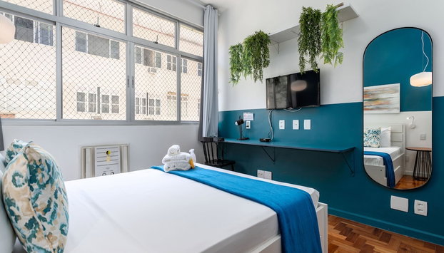 Para familias, a 10 minutos da praia de Ipanema - NS103 - Foto 2, Habitación