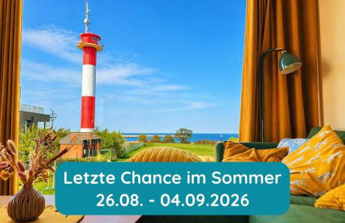 Meerglück am Beltblick Fehmarn - FeWo mit Sauna, Blick auf Ostsee und Leuchtturm, nur 150 m zum Meer - Foto 1