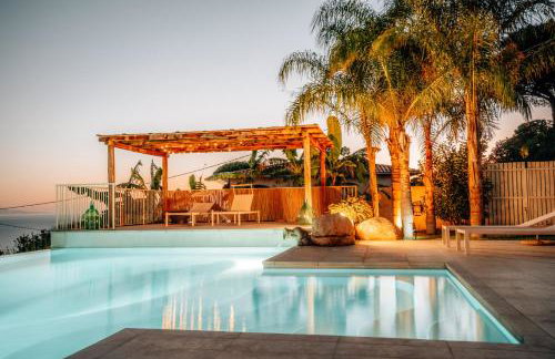 Villa Michaela con piscina privata e vista mare - Foto 18