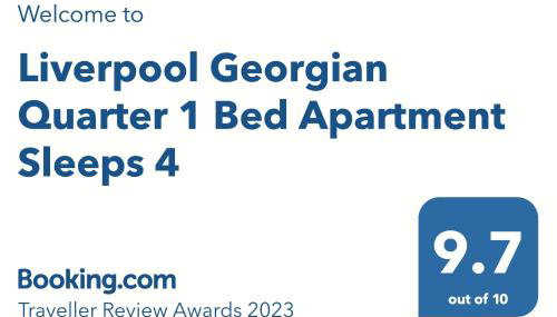 Liverpool Georgian Quarter 1 Bed Apartment Sleeps 4 - Foto 2