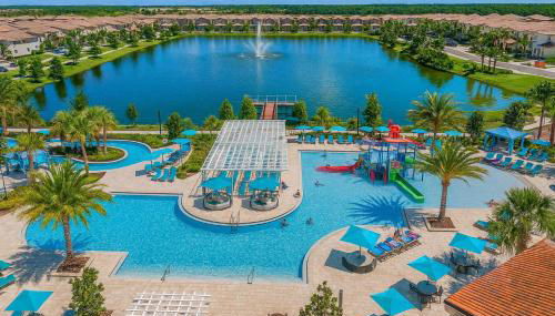 Luxury 9BR Mansion Near Disney with Private Pool, Jacuzzi, Themed Rooms & Game Room! - Foto 5, sunbed