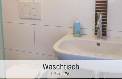 Dahem-Apartments - ruhig Parkplatz Rhein Main Gebiet gut erreichbar - 3 Apartments - barrierefrei mit Garten und Hund auf Anfrage -- 2 SZ Maisonette mit Balkon, -- 2 SZ mit Balkon - Foto 43