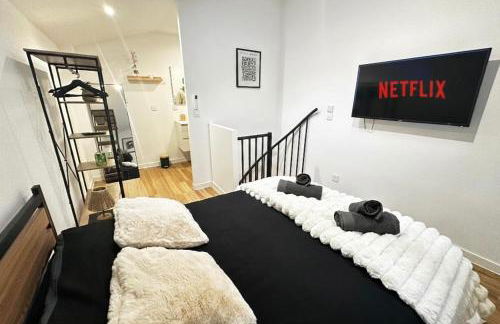 Duplex en hyper centre, calme, accès autonome - Foto 1