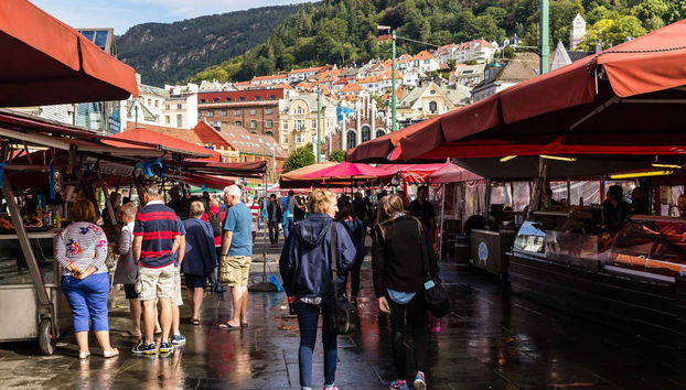 Visita guiada por Bergen - Foto 3, Mercado de peixe de Bergen