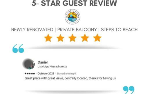 Newly Renovated Private Balcony Steps to Beach - Foto 5