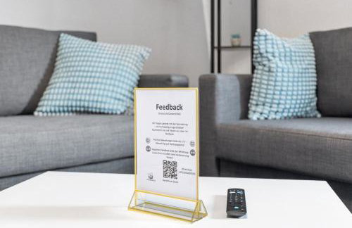 DG - Einfach aber sehr komfortabel - Wohnung für bis zu 12 Personen - Gruppen, Messe, Monteure, Studenten - Voll ausgestattet - 3 Smart-TV 55 Zoll Netflix, 1000 Mbit WLAN, voll ausgestattete Küche - Foto 27