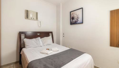 Comfortable Gonzaga Apartament - Em 1 minuto a pé tá na PRAIA Gonzaga em Santos e no Shopping Balneário, 2 ar-condicionados, portaria 24 horas, elevador, 1 vaga carro Gratís, wi-fi Grátis, enxoval Gratuito, PRAIA Santos Gonzaga, Bicicleta disponí - Foto 5