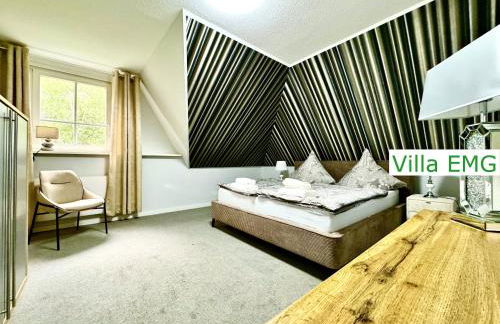 Ferienhaus Villa EMG Gelsenkirchen nah Essen Dortmund mit Pool und Garten für Familien Gruppen bis 21 Personen - Foto 11