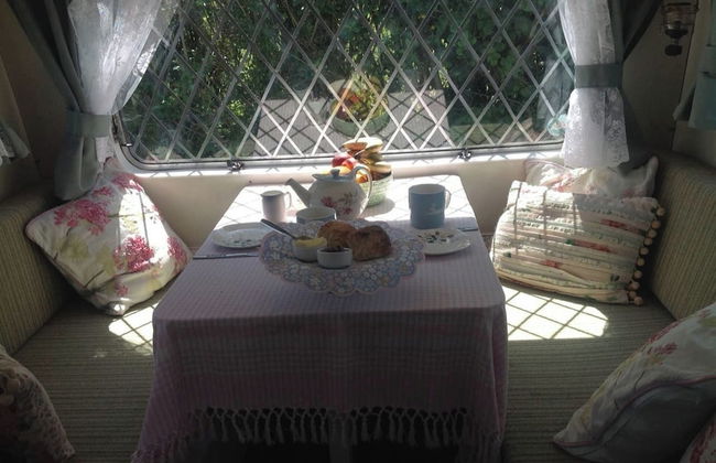 Kitty Unique 60s Caravan set in Pretty Garden - Foto 6