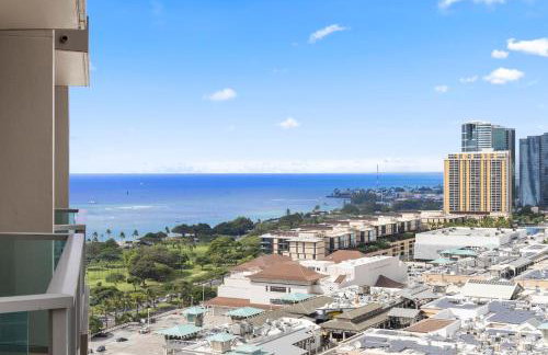 Luxury Ala Moana Resort 25th floor with balcony - Foto 23