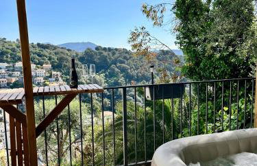 Studio romantique avec jacuzzi privé - aperçu mer - terrasse - parking gratuit - Photo 8