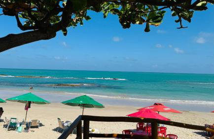 Flat Studio beira mar com piscina privativa - Praia dos CARNEIROS TAMANDARÉ - Foto 77