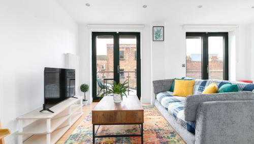 2 Bedroom, 2 Bathroom Apartment with Balcony in Hoxton Shoreditch, Sleeps 6 - Foto 2