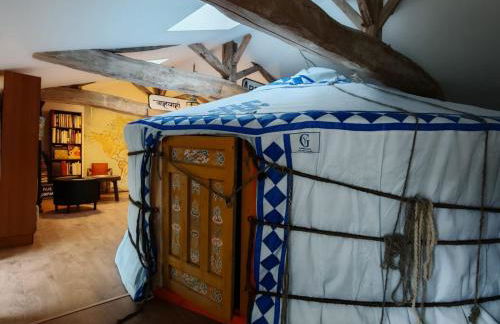 Yourte d'intérieur d'une demeure du 18e siècle en Anjou entre vignes et châteaux - Foto 16