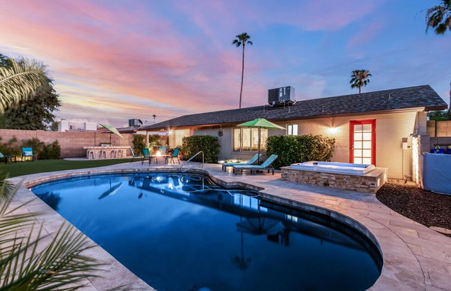 Palm Tree Paradise Heated spa Pool Firepit - Foto 40