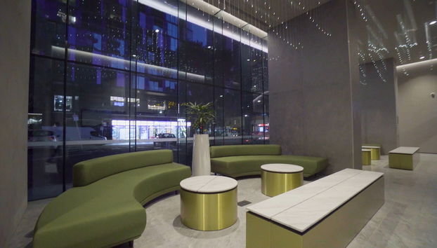 Zona de estar del vestíbulo