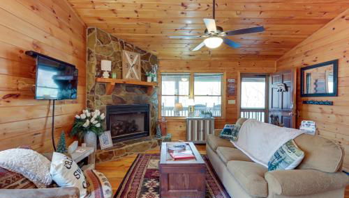 Private Hot Tub! Cherry Beary Den in Blue Ridge - Foto 5