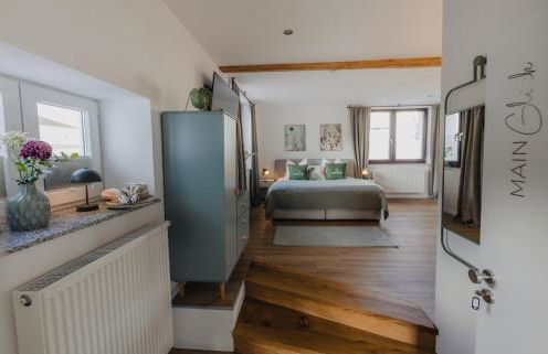 MAINTERRASSE Boardinghouse am Fluss klimatisierte Apartments mit 80qm Terrasse - Foto 26