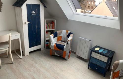 Maison 50 m de la Plage Valentin, vue sur mer - Foto 6