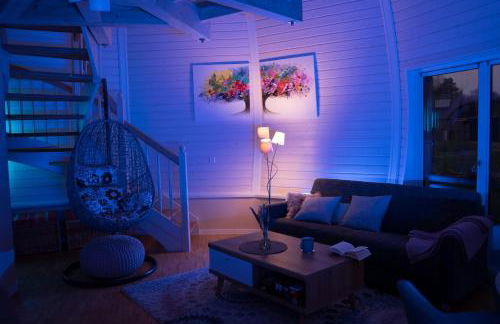 Kugelhaus Nordlichter - Skandinavischer Rückzugsort in runder Form am Tollensesee - Foto 9