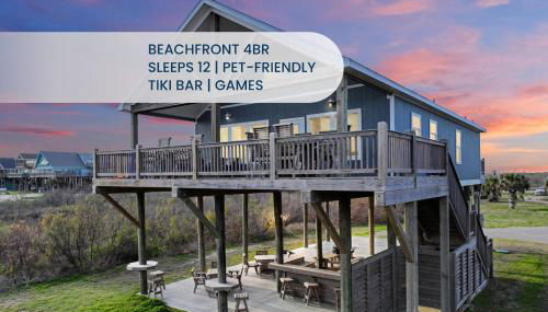Beachfront 4BR - Tiki Bar, Yard Games, Pet-Friendly - Foto 2