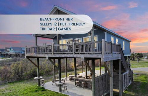 Beachfront 4BR - Tiki Bar, Yard Games, Pet-Friendly - Foto 2