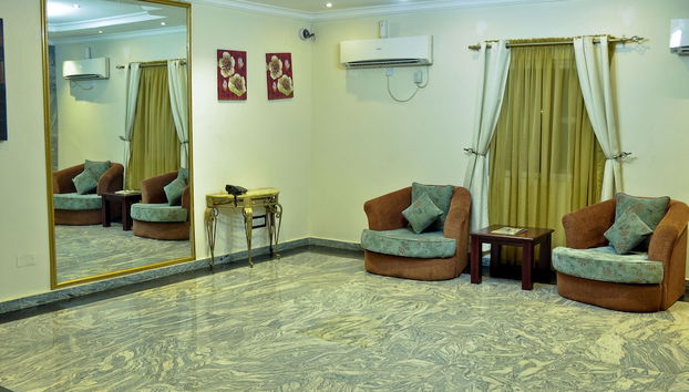 Zona de estar del vestíbulo